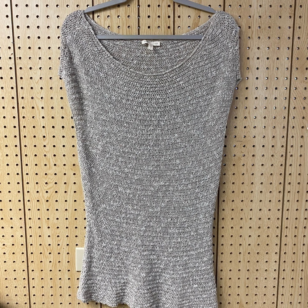 Eileen Fisher Tan Knit Top